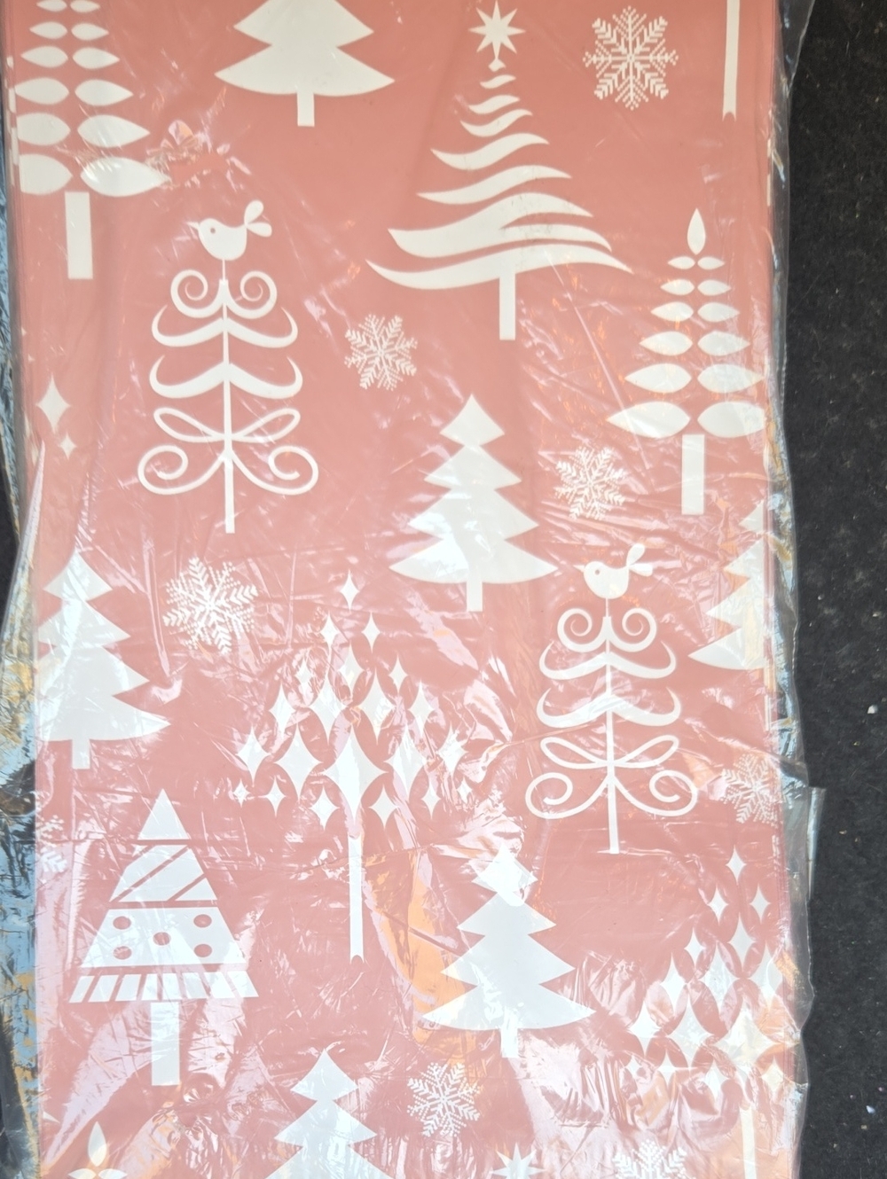 20 Poly Mailers 6x9 Rose Gold Christmas
